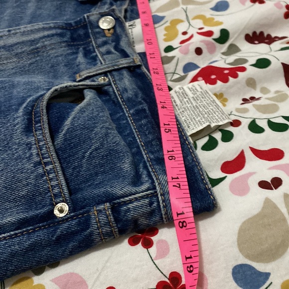 Zara TRF jeans Wide-leg split high waisted azul - Picture 14 of 15